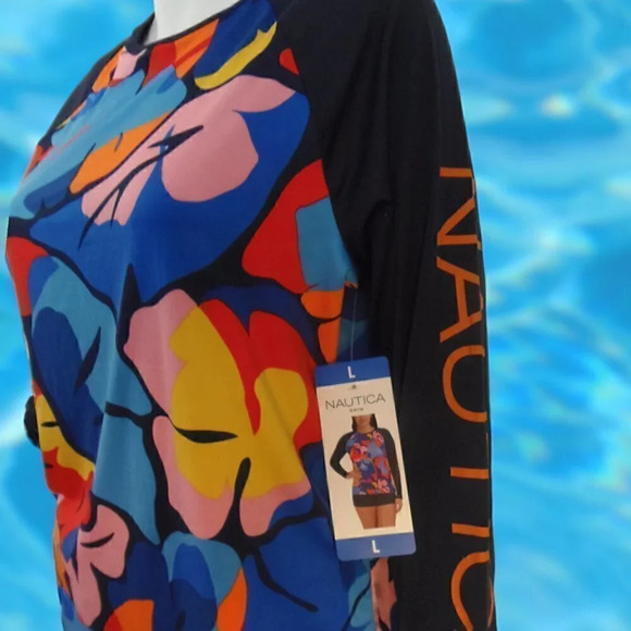 Nautica | Sun Tee | UPF 30 | Multi | Large - Picture 4 of 4